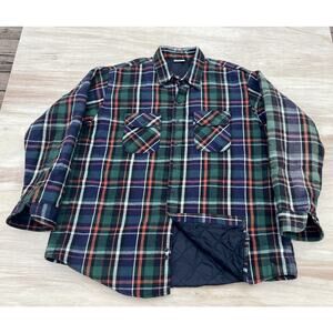 Vintage Field and Stream Heavy Cotton Flannel Shirt Men's Size‎ XXL Outdoors